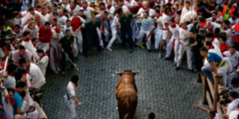 San Fermin - running of the bulls