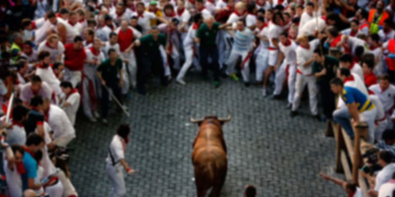 San Fermin - running of the bulls