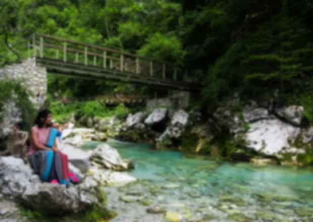 Meet the girl who travels the world in a saree!