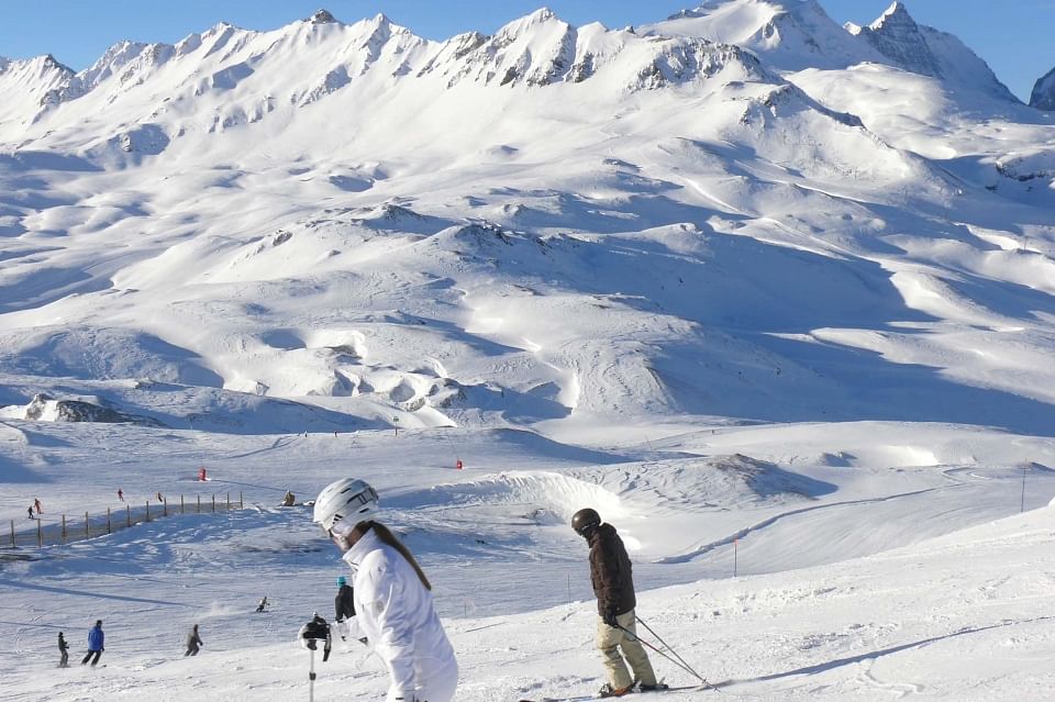 Skiing at Val d'Isere