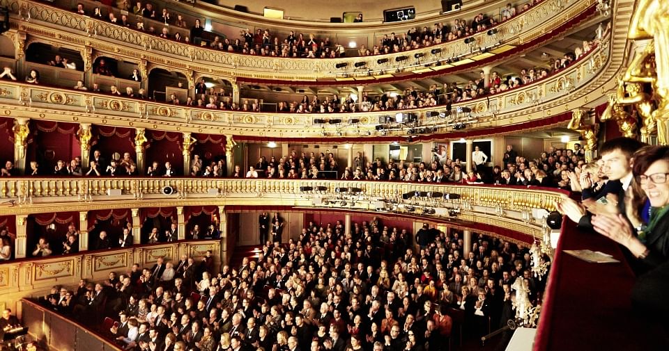 At a Strauss & Mozart concert in Vienna Opera House