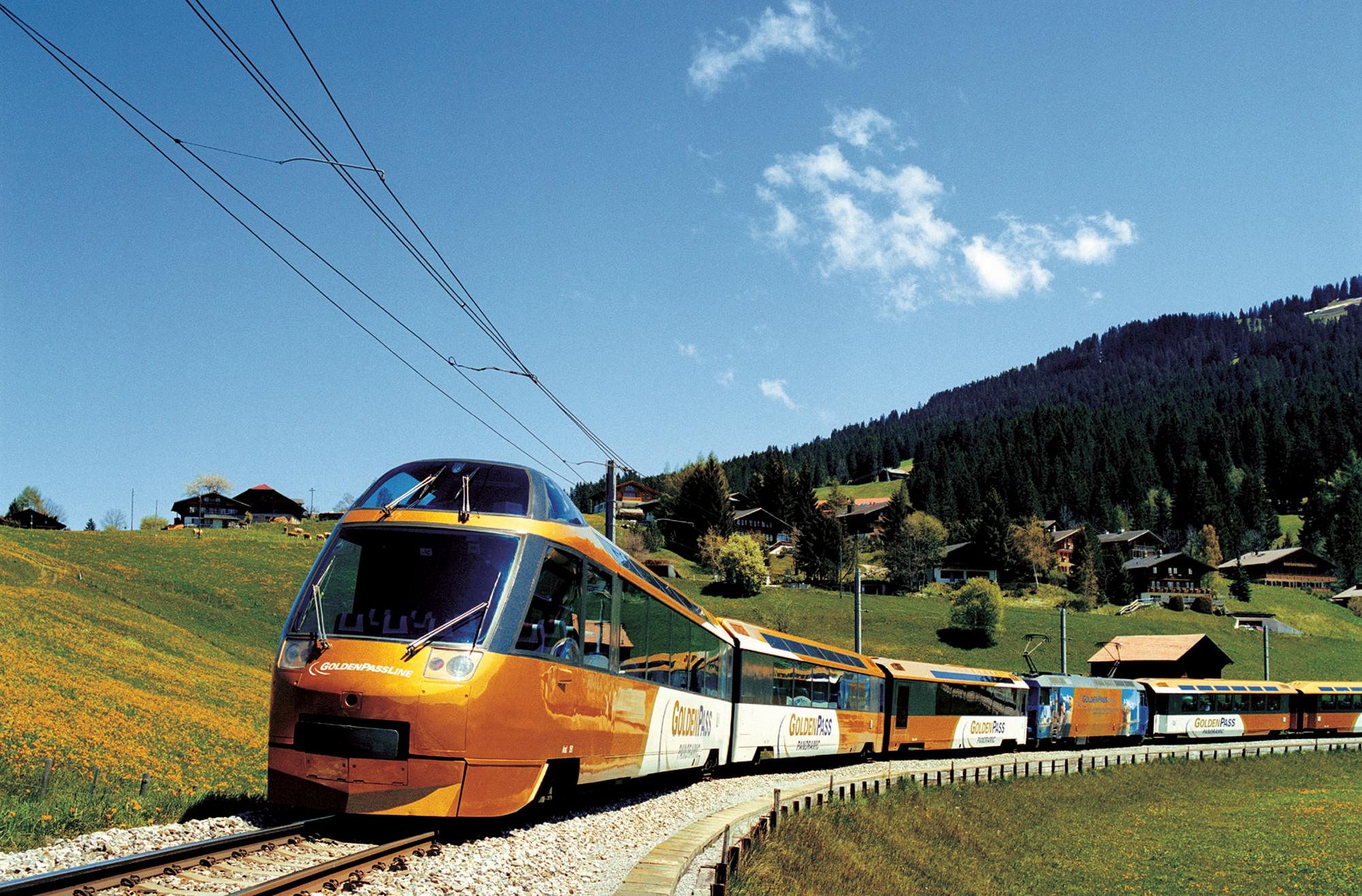 The GoldenPass line,free things to do with a Swiss Pass