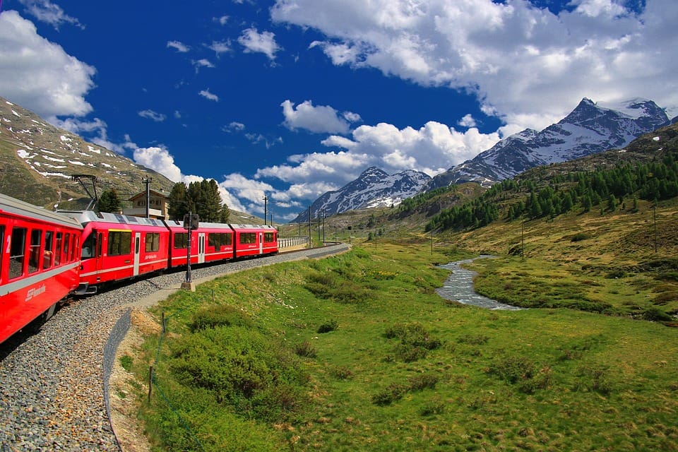 Switzerland Romantic Train Journey