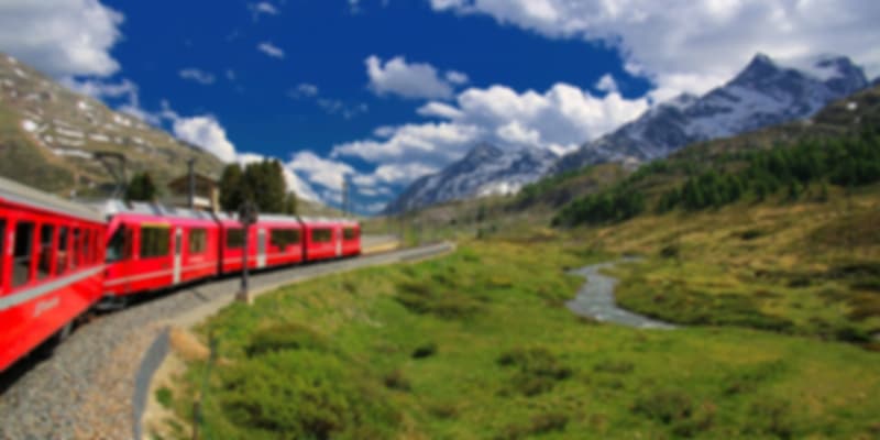 Switzerland Romantic Train Journey