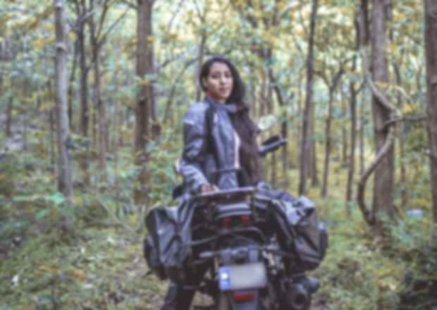 Meet the Hubli girl who travels the world on a motorcycle!