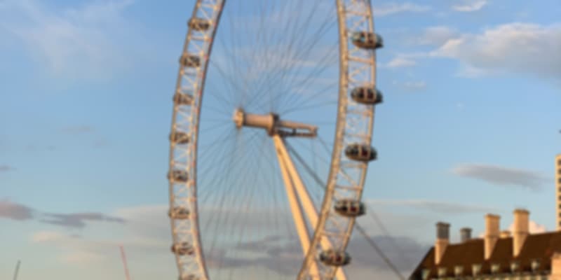 London eye on River Thames