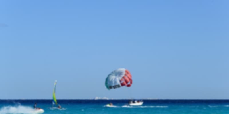 Parasailing at Artificial Beach