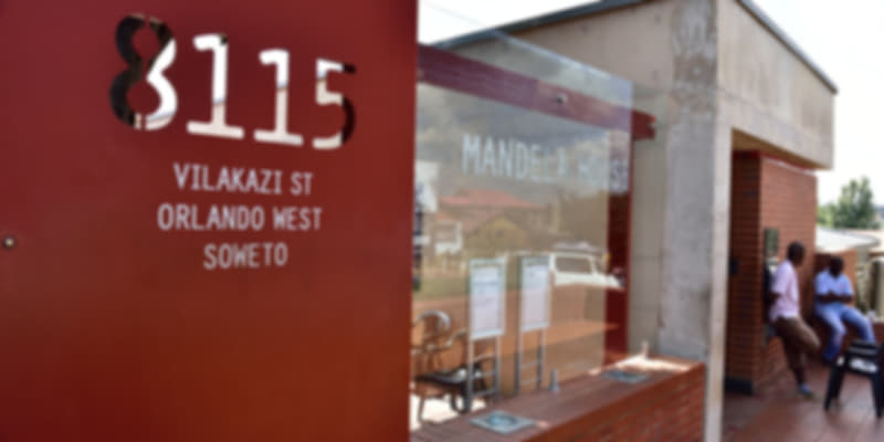 One of the views of The Mandela House, Soweto