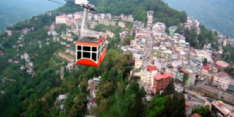 Ropeway in Gangtok