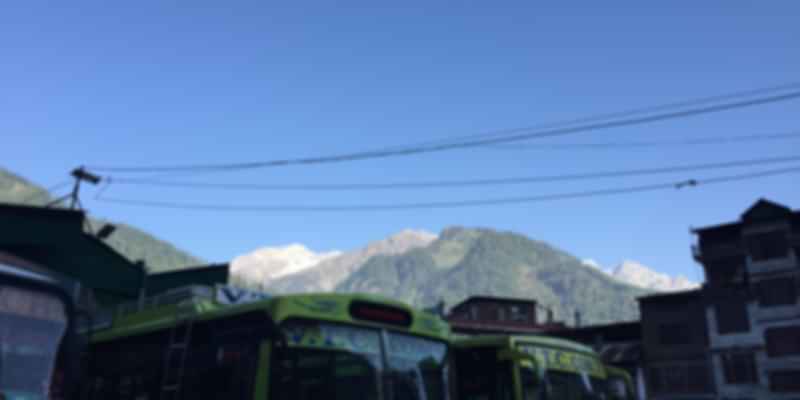 Bus rides to Spiti Valley