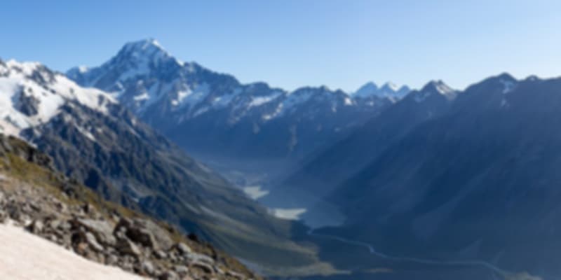 Mount Cook in New Zealand