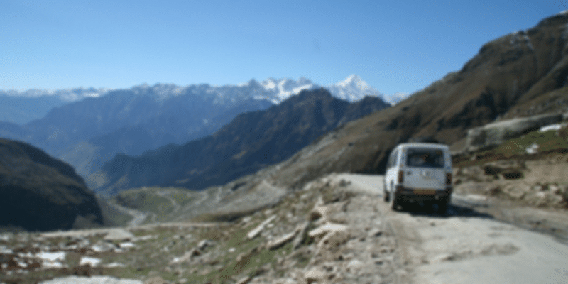 Car drive in Manali to Spiti Valley