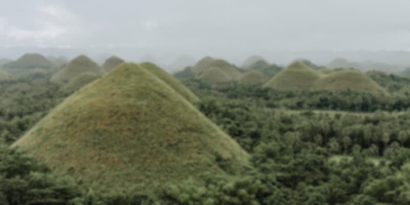 The Chocolate Hills in the Phillipines