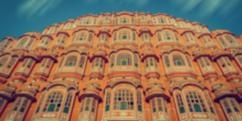 View of the Hawa Mahal