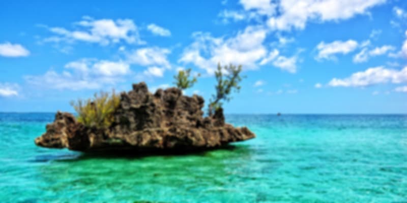 An amazing picture of Mauritius crystal rock