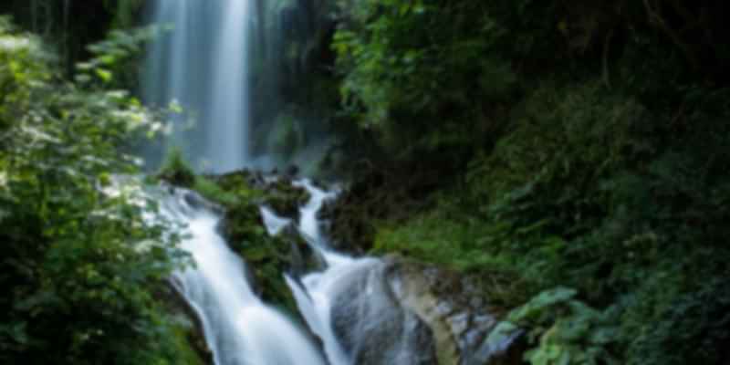 Nohkalikai Falls in Cherrapunji