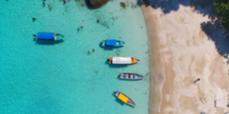 Aerial view of Greece Island