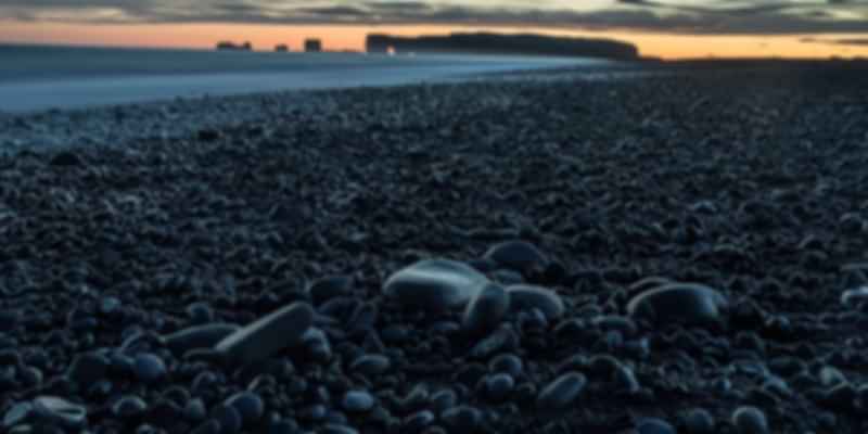 Black Sand Beach in Greece