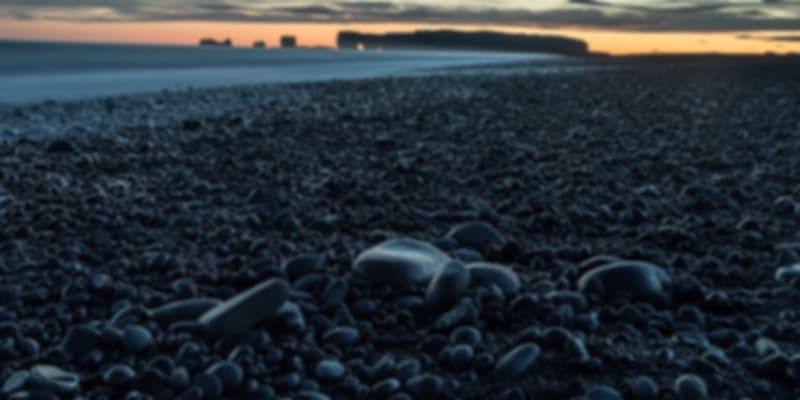 Black Sand Beach in Greece