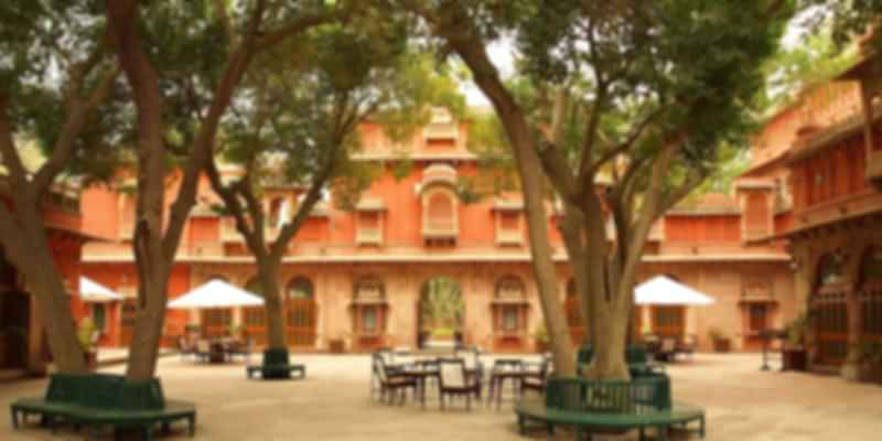 Gajner Palace interior