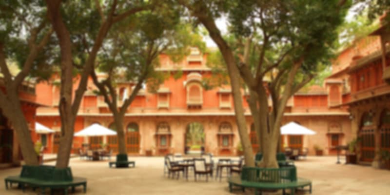 Gajner Palace interior