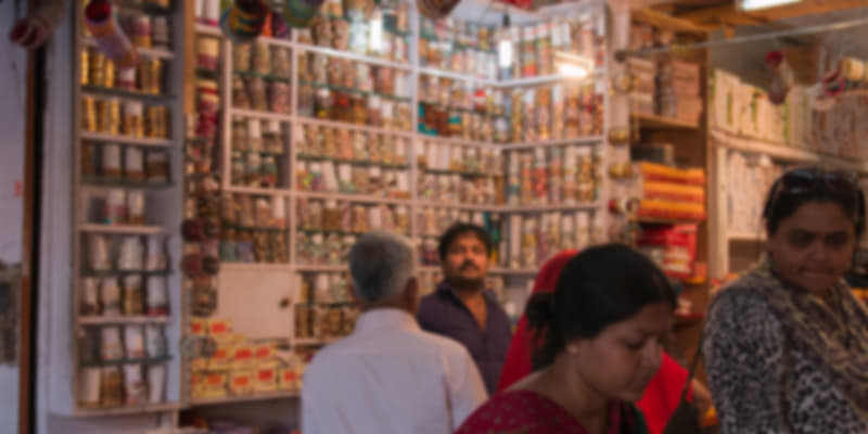Bracelets in Bapu Bazar