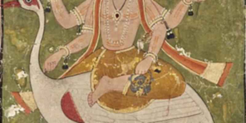 Painting of Lord Brahma