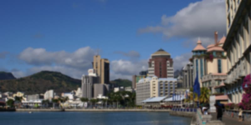 An amazing picture of Caudan waterfront in Port-Louis, one of the cities in Mauritius