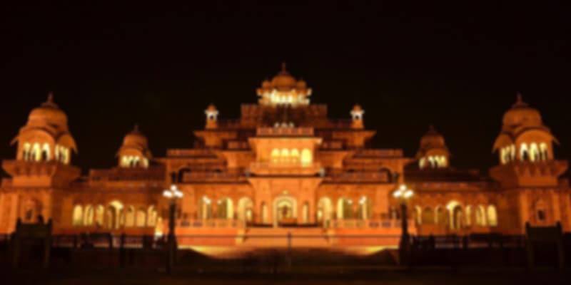 Albert Hall Museum at night