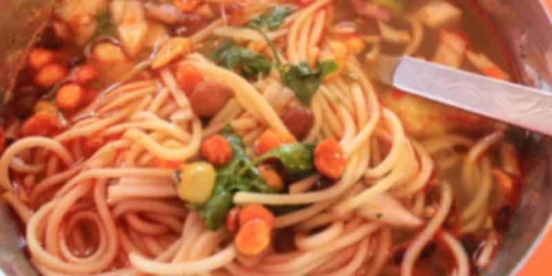 Thukpa, The noodle soup street food in Bhutan