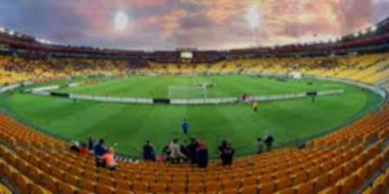An amazing picture of the Westpac Stadium in Wellington