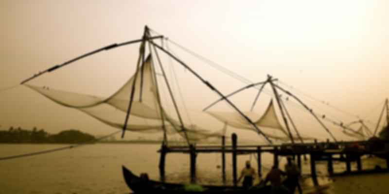 Chinese fishing, Kochi Fort