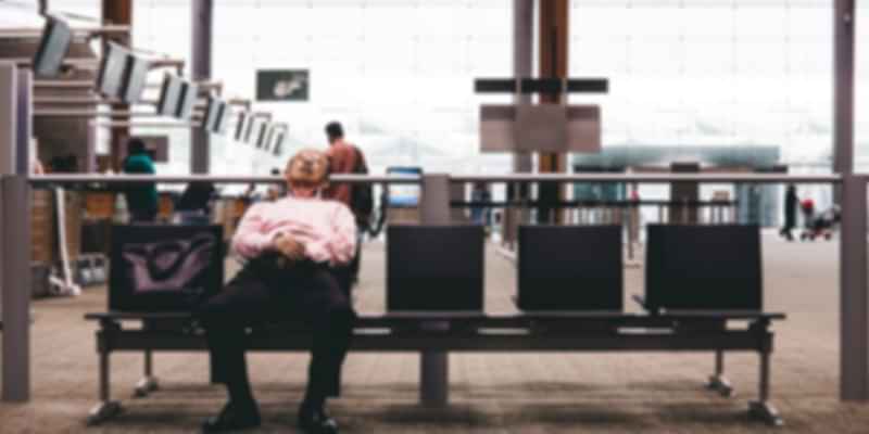 Tired of waiting for the flights