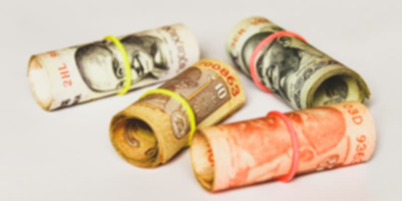 Bundles of Indian Currency Notes