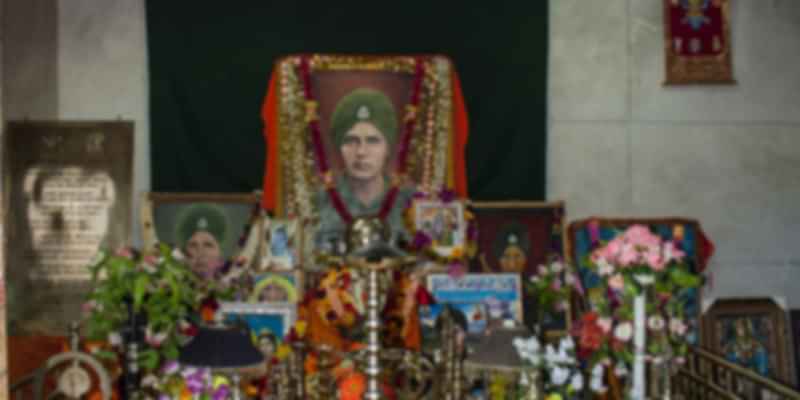 Inside Baba Mandir, Sikkhim