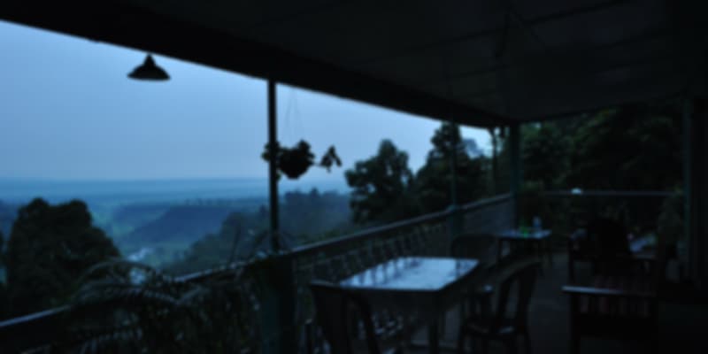 Samsing village View from a tea estate bungalow