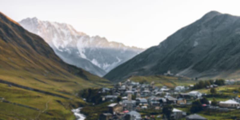 Svaneti camping view, Camping Adventure in Georgia