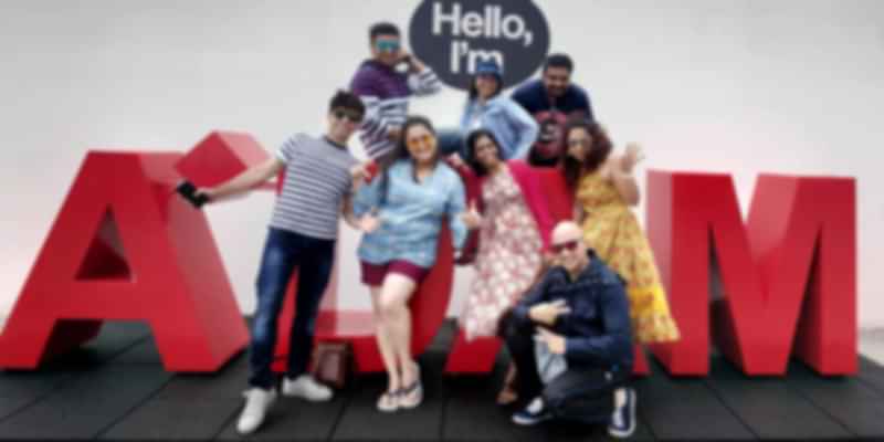 A group of friends at Amsterdam