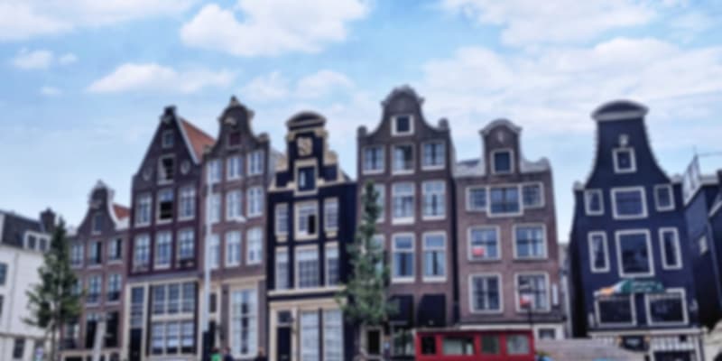 Tall buildings at Amsterdam