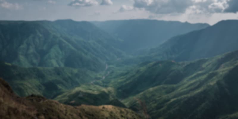 Laitlum Grand Canyon in Shillong, Meghalaya