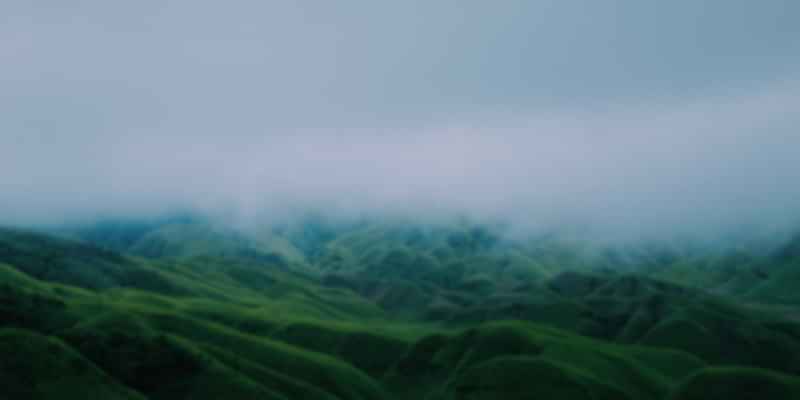 A beautiful picture of green mountains in Nagaland