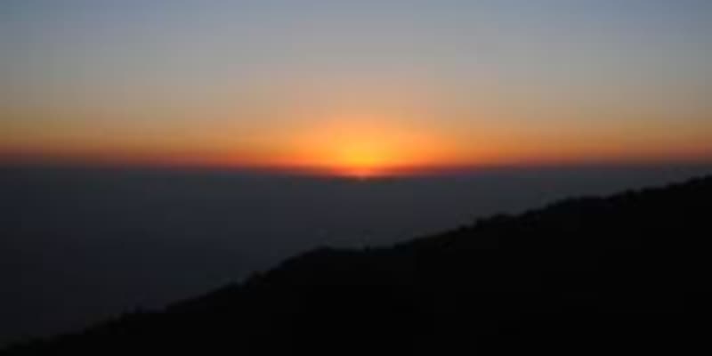 Sunrise in Tiger Hill