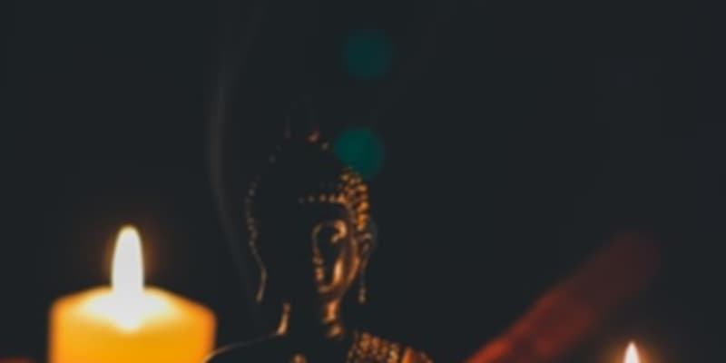 Buddha and Candles