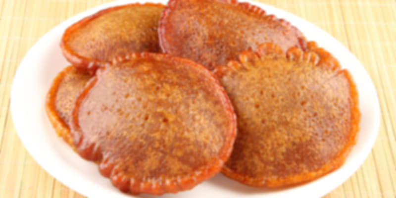 Neyyappam on a plate