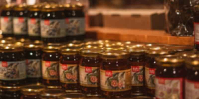 bottles of Kaya jam