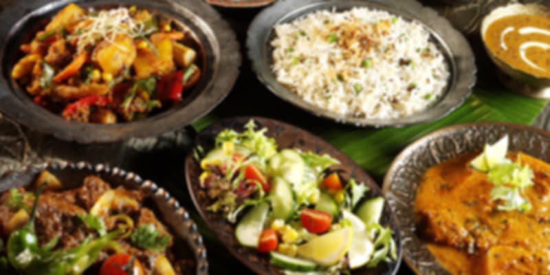 Indian cuisine in the best indian restaurant in the Maldives