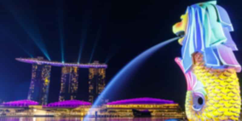 Merlion statue