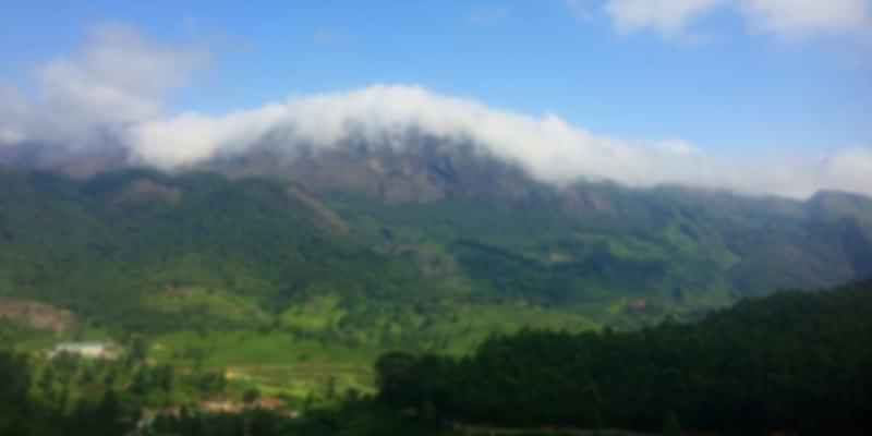 Anamudi Peak, one of the highest peaks in Kerala.