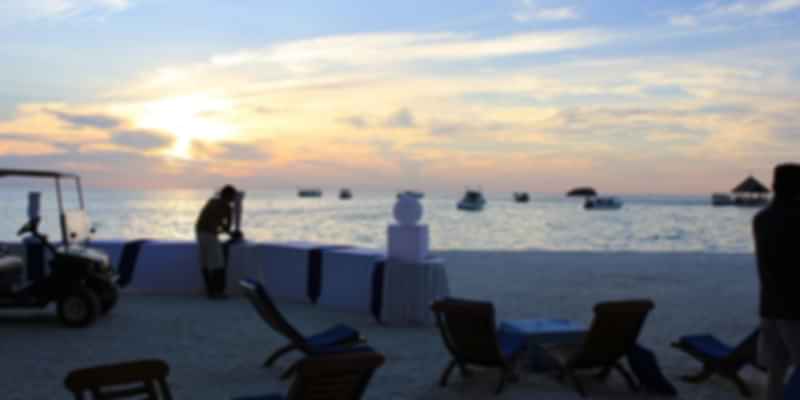 Party in the Maldives