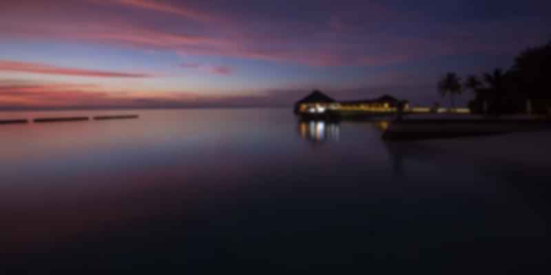 Sunset in the Maldives